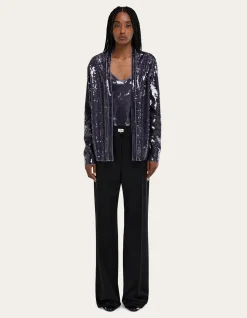 CASHMERE BLEND TAILORED TROUSER
