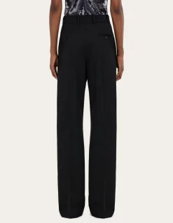 CASHMERE BLEND TAILORED TROUSER
