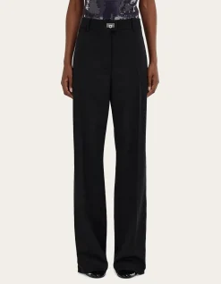 CASHMERE BLEND TAILORED TROUSER