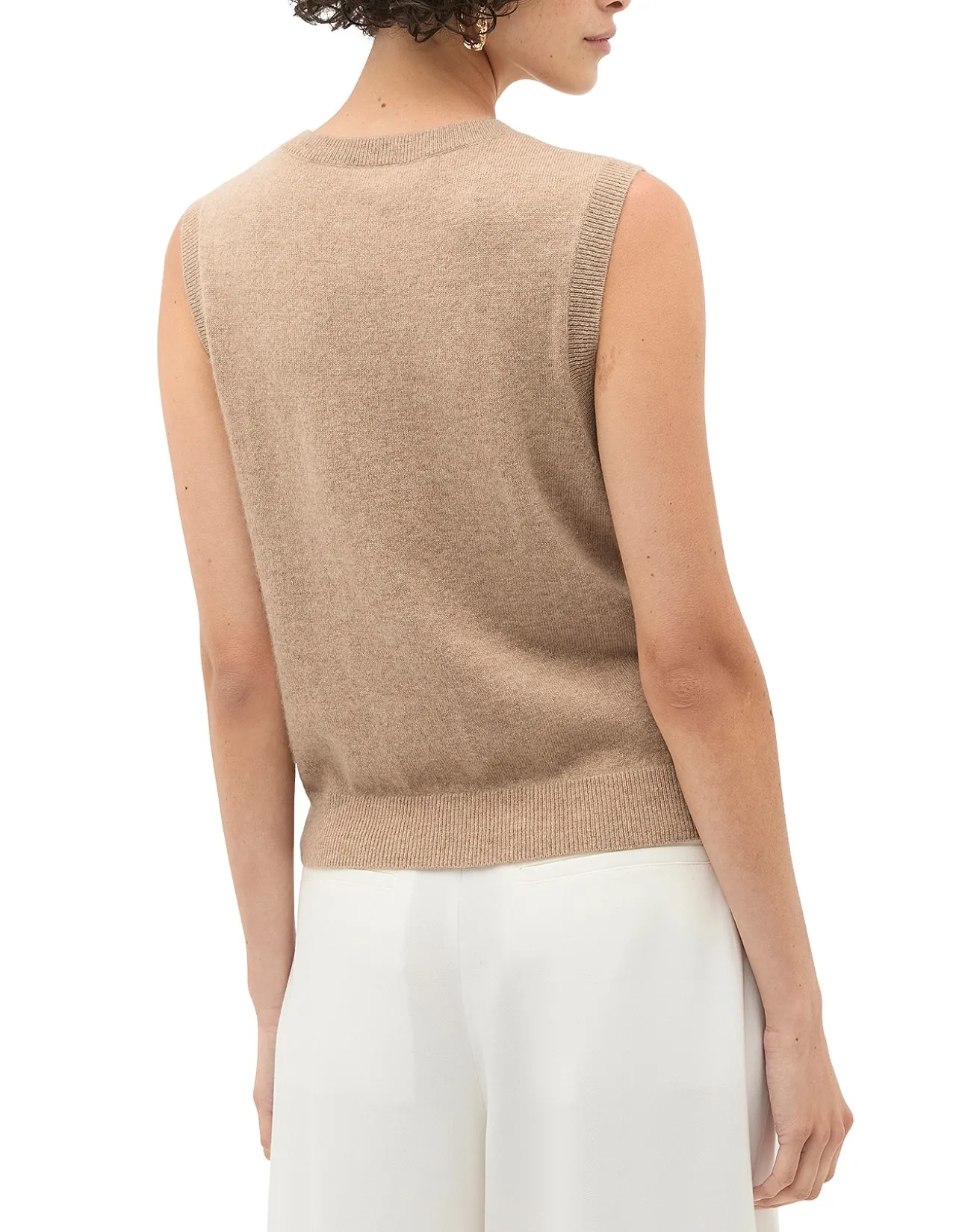 CASHMERE KNIT VEST
