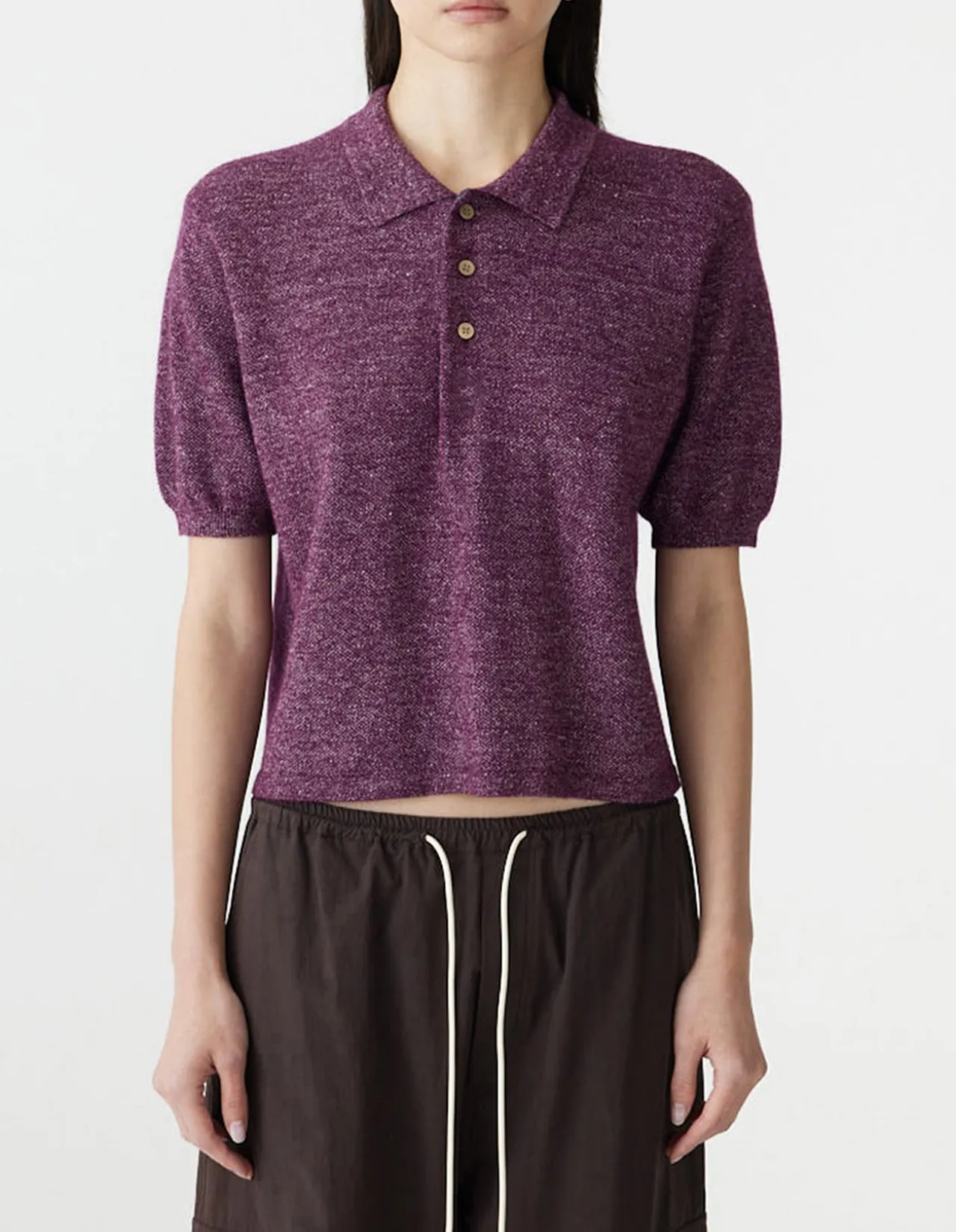 Cashmere Linen Polo