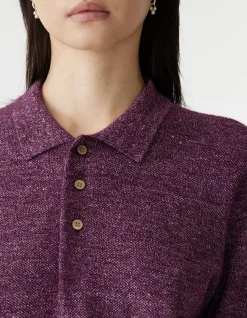 Cashmere Linen Polo