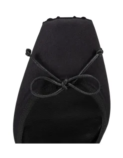 CASSIA LACE UP 100 CREPE SAT/GG/LINING BLACK/LIN BLACK