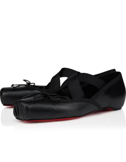 CASSIASTICINA FLAT LEATHER BLACK