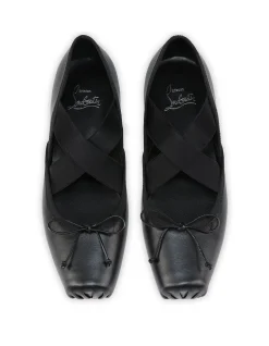 CASSIASTICINA FLAT LEATHER BLACK