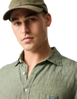 CATHEDRAL COVE SHORT SLEEVE SPORTS FIT SHIRT-KELP