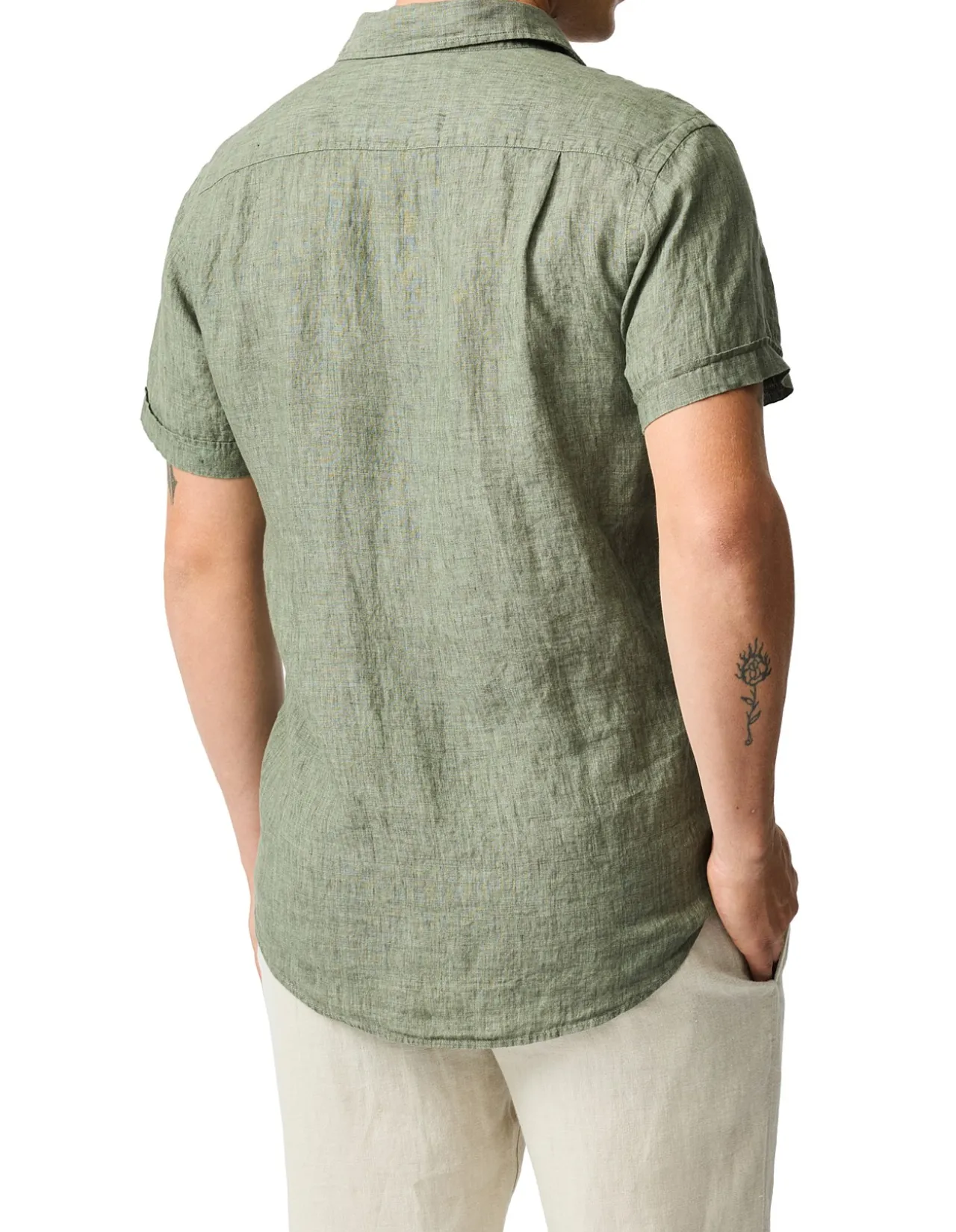 CATHEDRAL COVE SHORT SLEEVE SPORTS FIT SHIRT-KELP