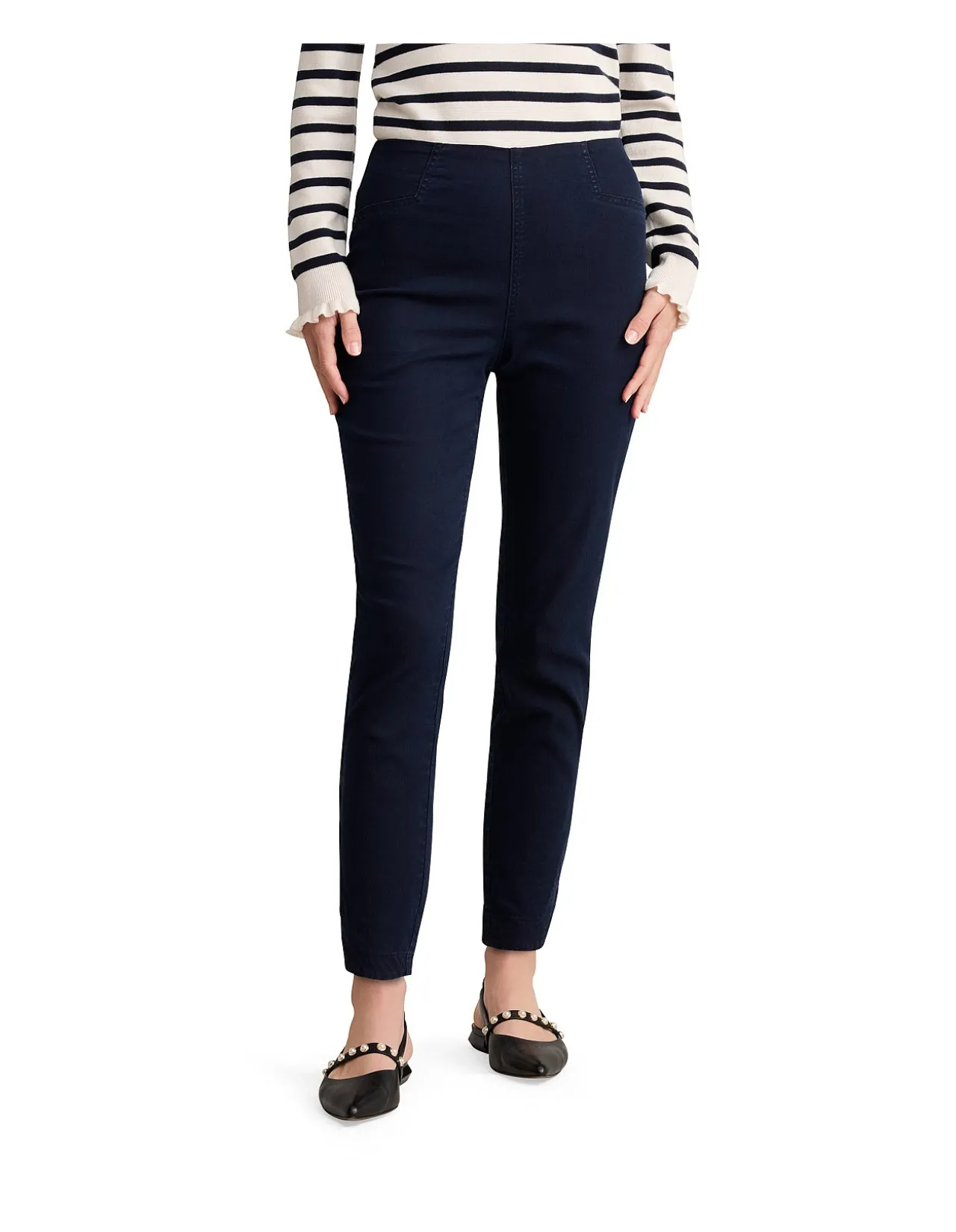 Catriona Rowntree Frenchie Curved Hem 7/8 Skinny Jeans