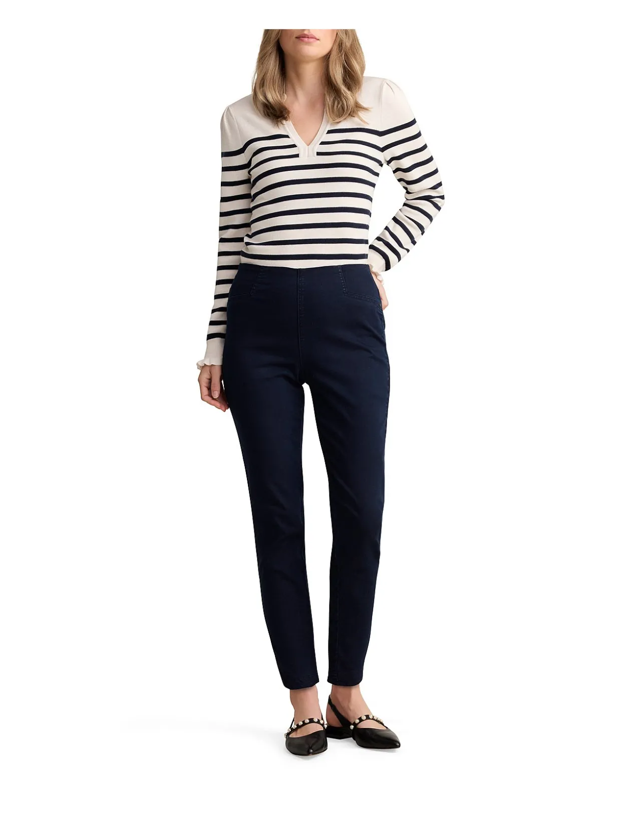 Catriona Rowntree Frenchie Curved Hem 7/8 Skinny Jeans