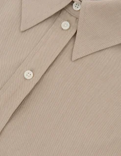 Caylan Button Down Cropped Shirt