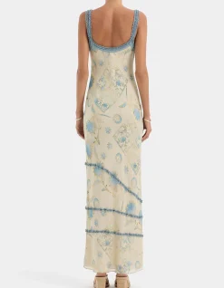 Cecile Ruffle Slip Dress