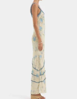 Cecile Ruffle Slip Dress