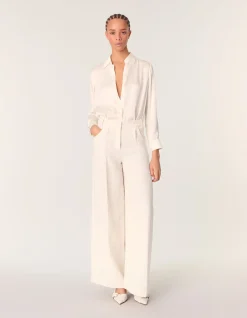 Cecily Silk Button-Front Shirt