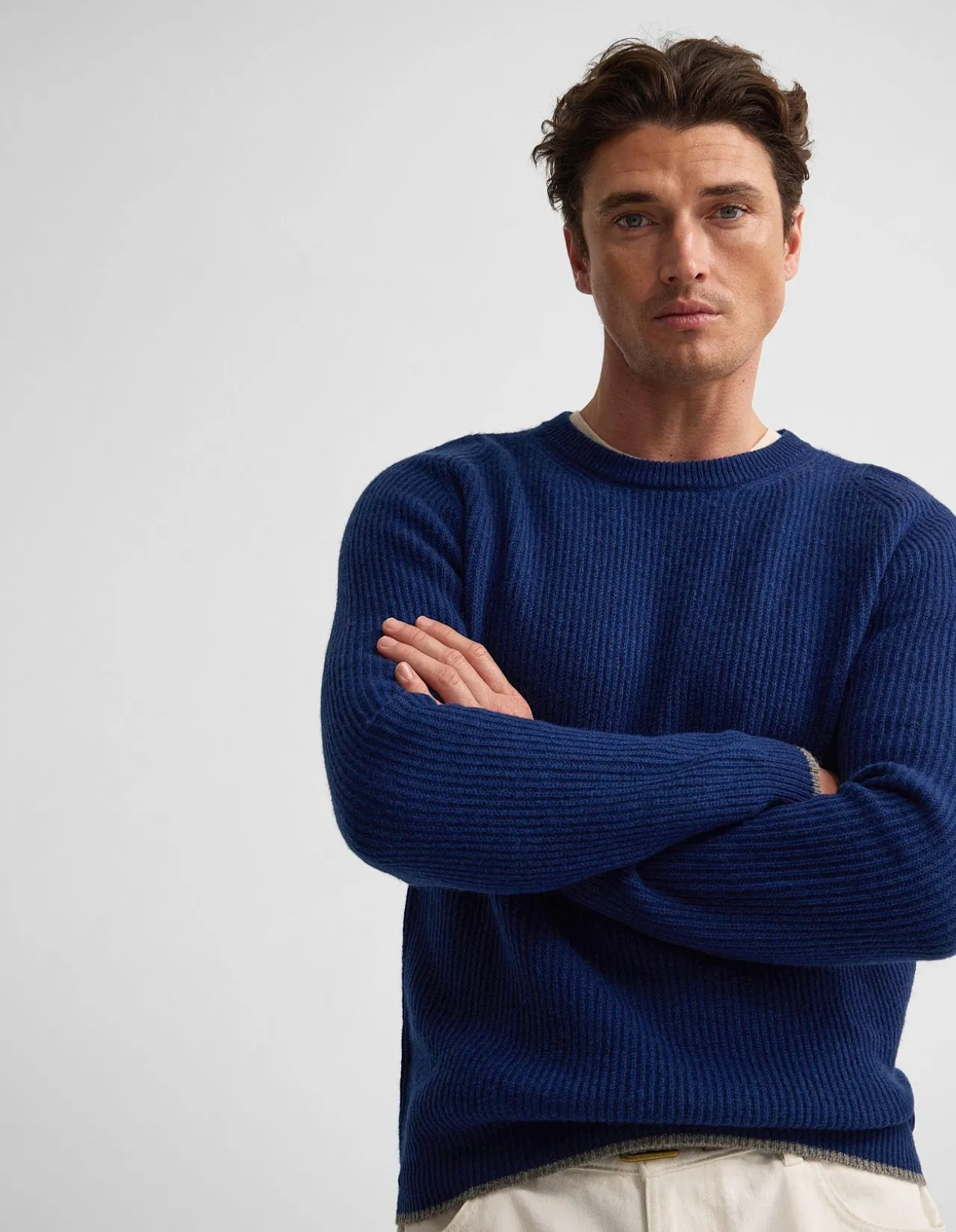 CEDAR WOOL TIPPING KNIT