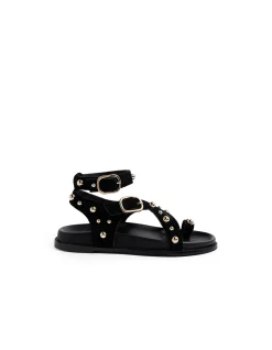 CEEKO Studded Suede Strap Sandals