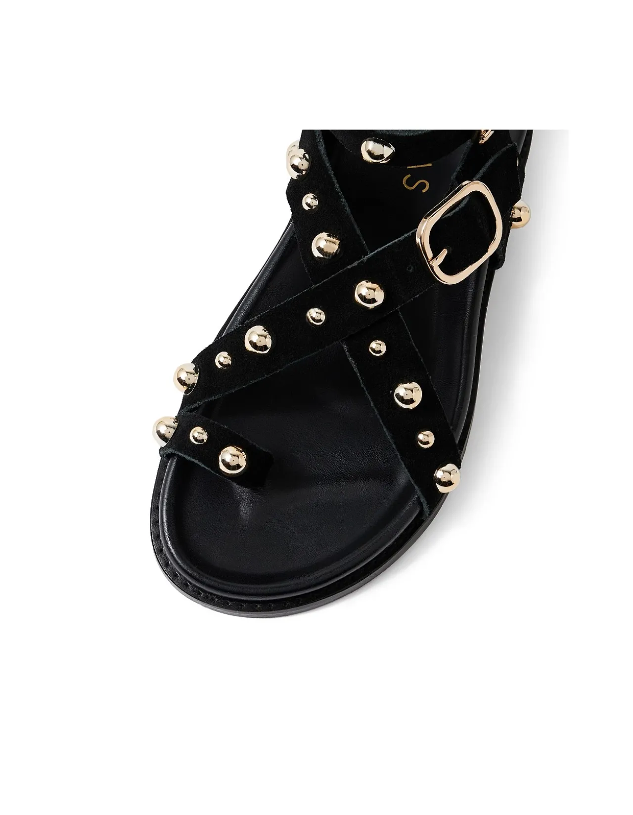 CEEKO Studded Suede Strap Sandals