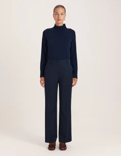 Celeste Wool Straight Leg Pant