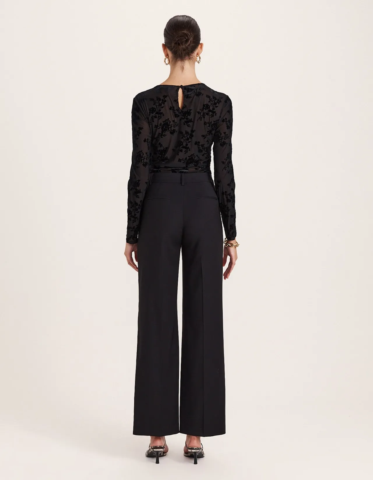 Celeste Wool Straight Leg Pant