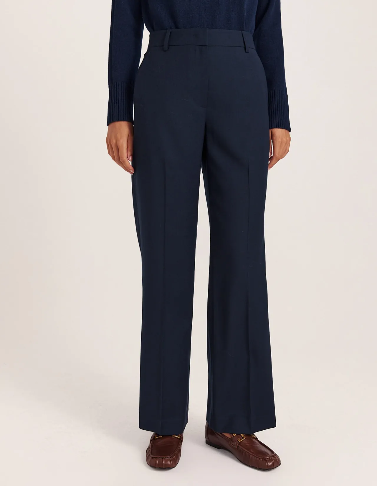 Celeste Wool Straight Leg Pant