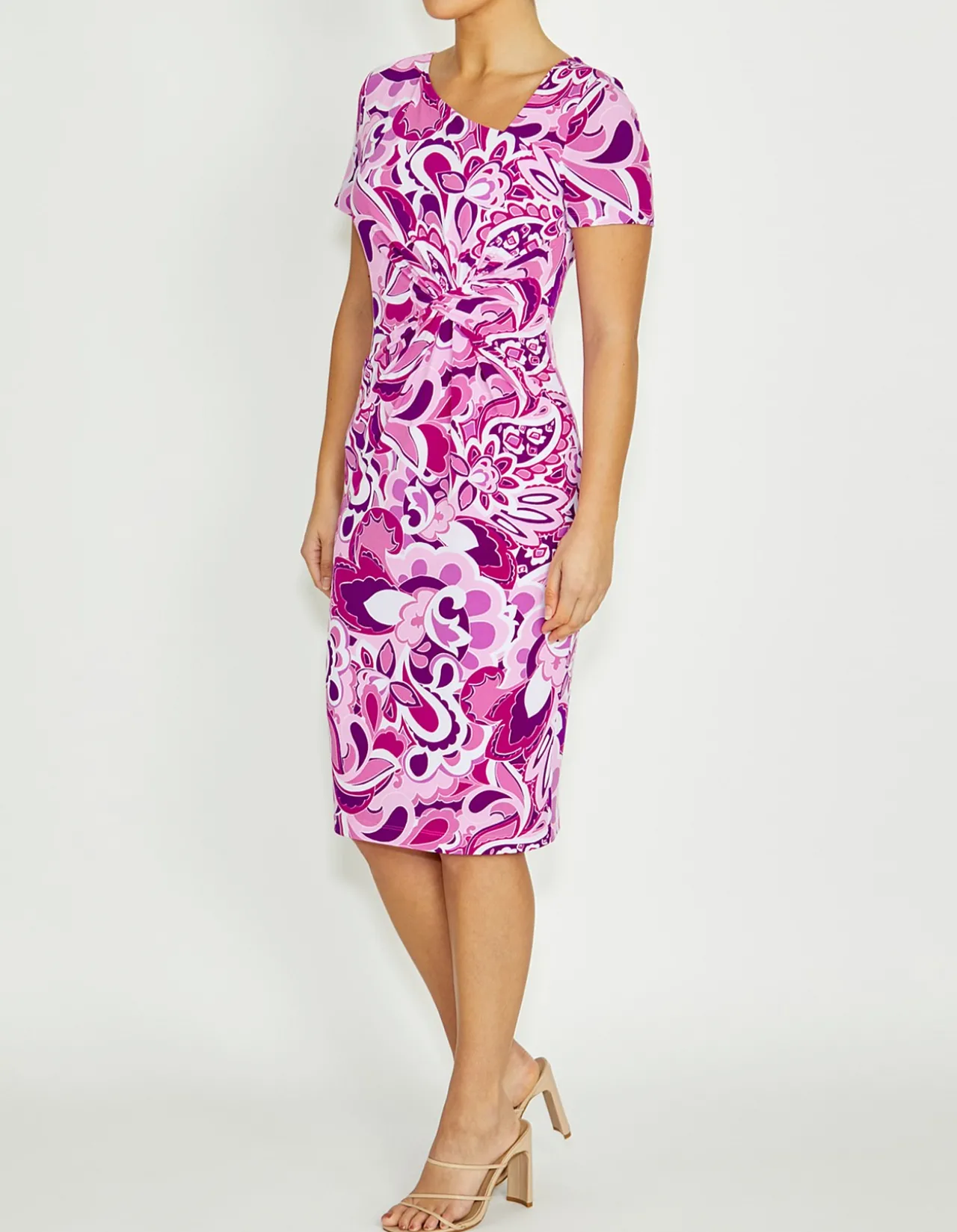CELIA VALENTINE JERSEY DRESS