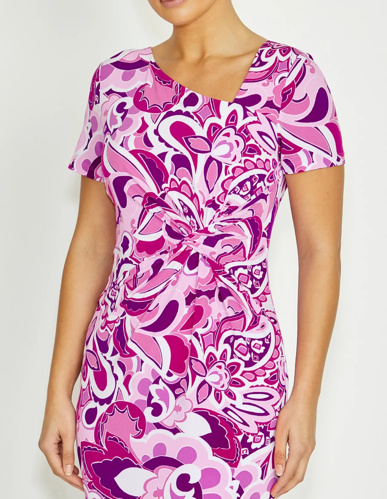 CELIA VALENTINE JERSEY DRESS