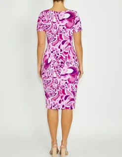 CELIA VALENTINE JERSEY DRESS