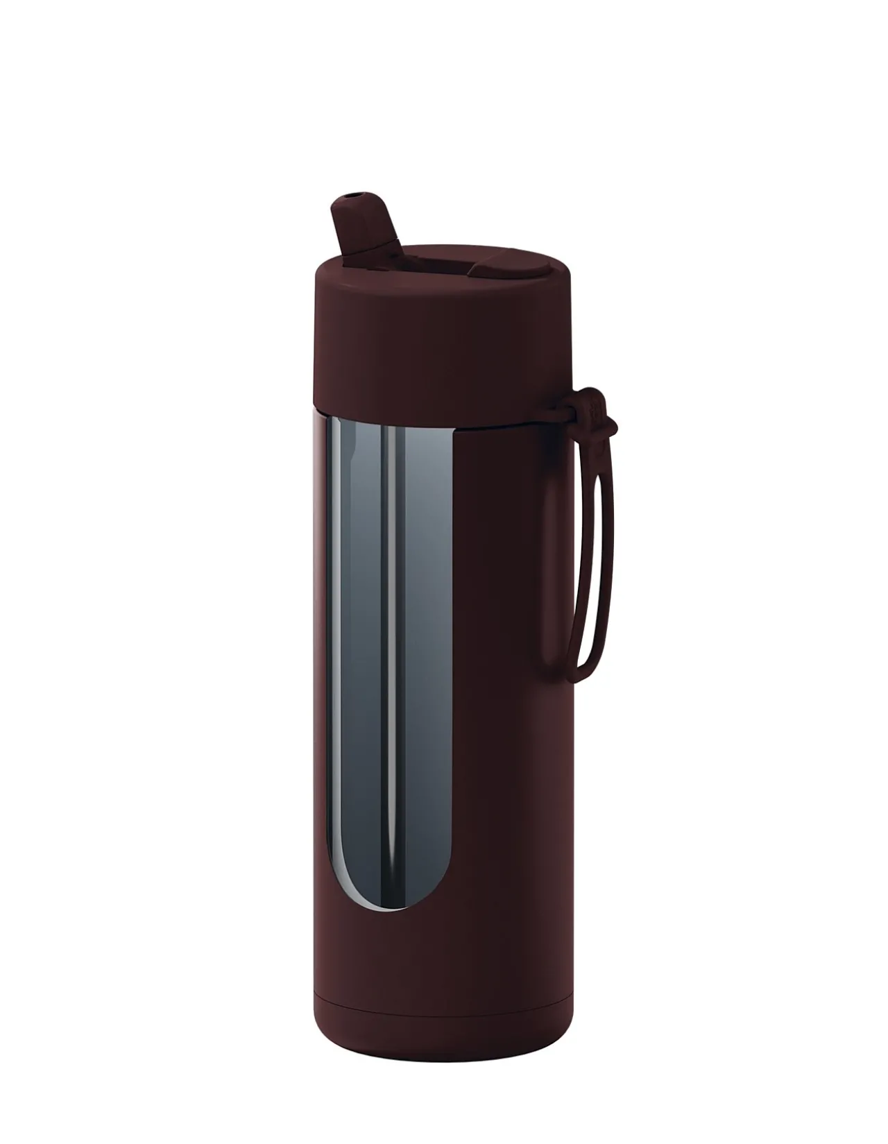 Ceramic Reusable 595ml Triple Wall Bottle Chocolate