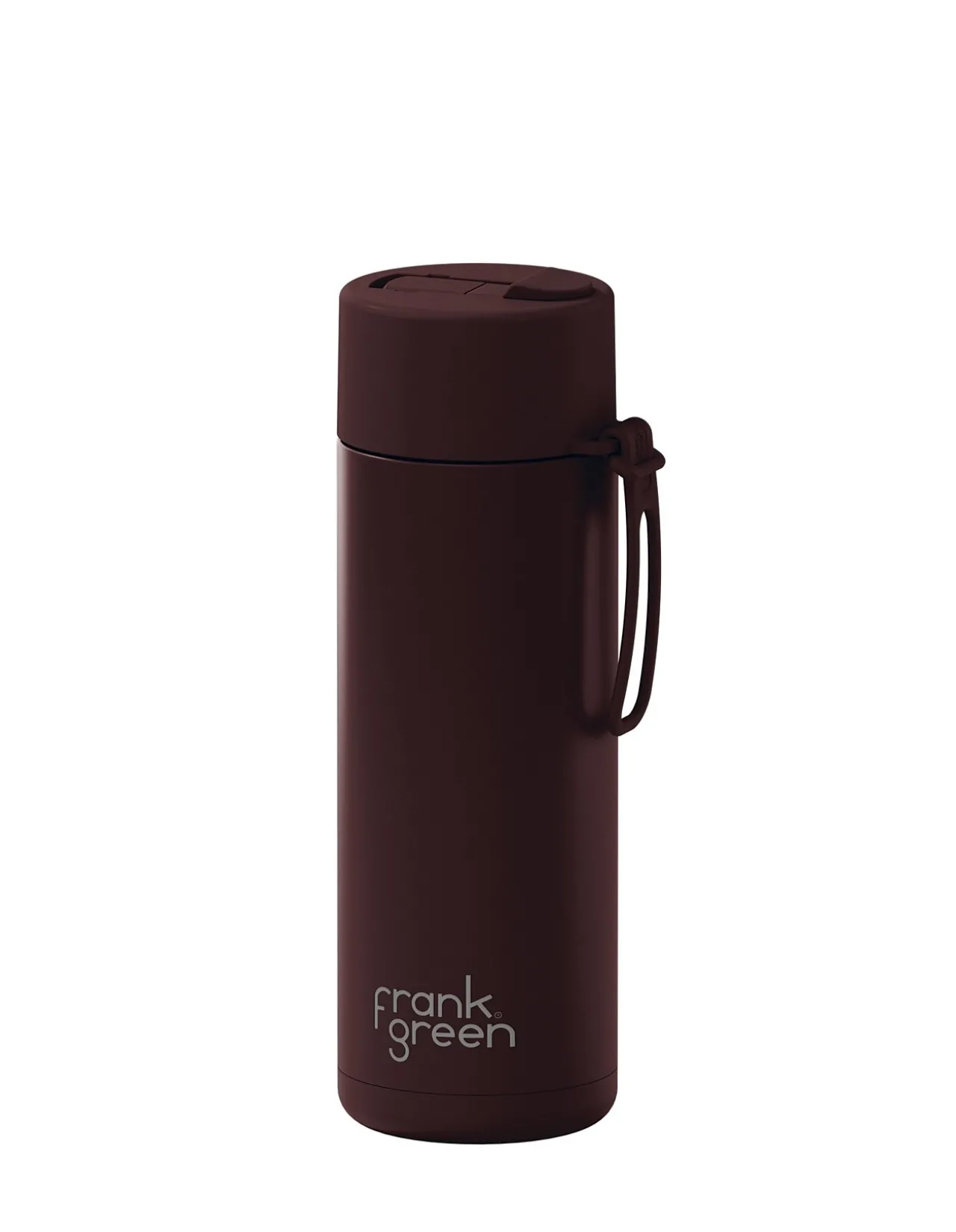 Ceramic Reusable 595ml Triple Wall Bottle Chocolate