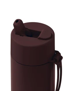 Ceramic Reusable 595ml Triple Wall Bottle Chocolate
