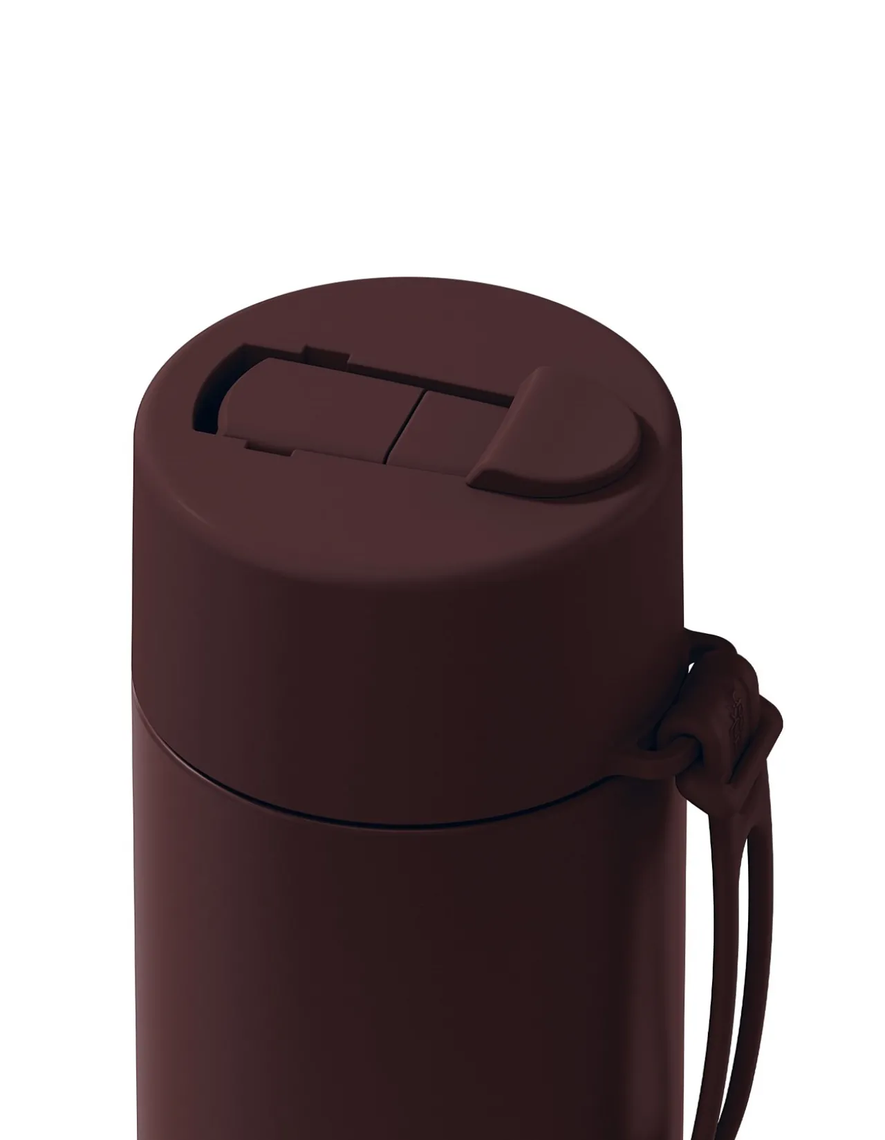 Ceramic Reusable 595ml Triple Wall Bottle Chocolate