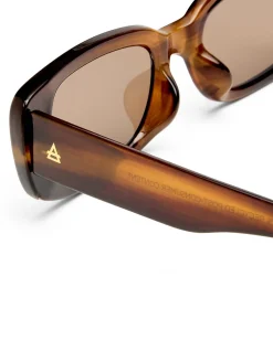 CERES CHOCOLATE HAZE RECTANGLE SUNGLASSES