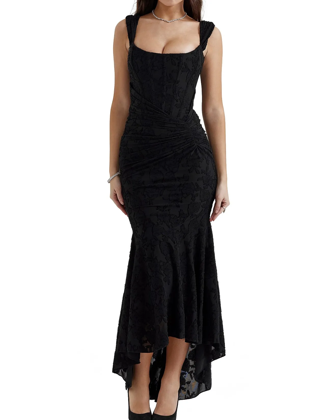 CESCA FLORAL MAXI DRESS