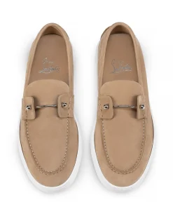 CHAMBELIBOAT DONNA FLAT CALF NUBUCK RETOURNE DS LIONNE