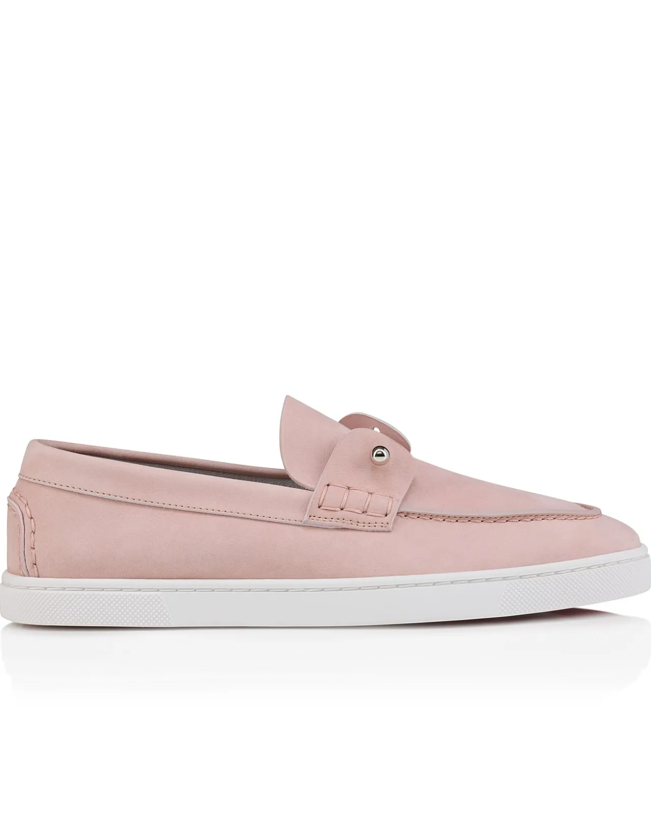CHAMBELIBOAT DONNA FLAT CALF NUBUCK RETOURNE DS VINTAGE ROSE