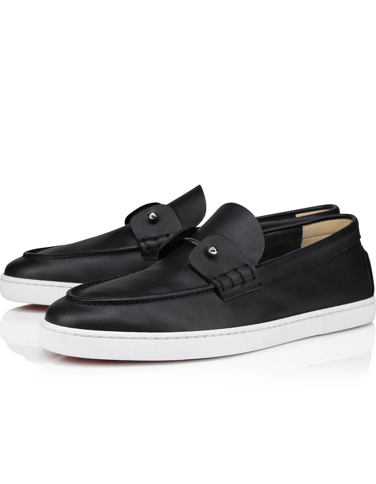 CHAMBELIBOAT FLAT CALF DS BLACK