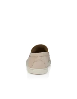 CHAMBELIBOAT FLAT NUBUCK GRAINE DS BEIGE