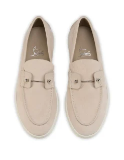 CHAMBELIBOAT FLAT NUBUCK GRAINE DS BEIGE