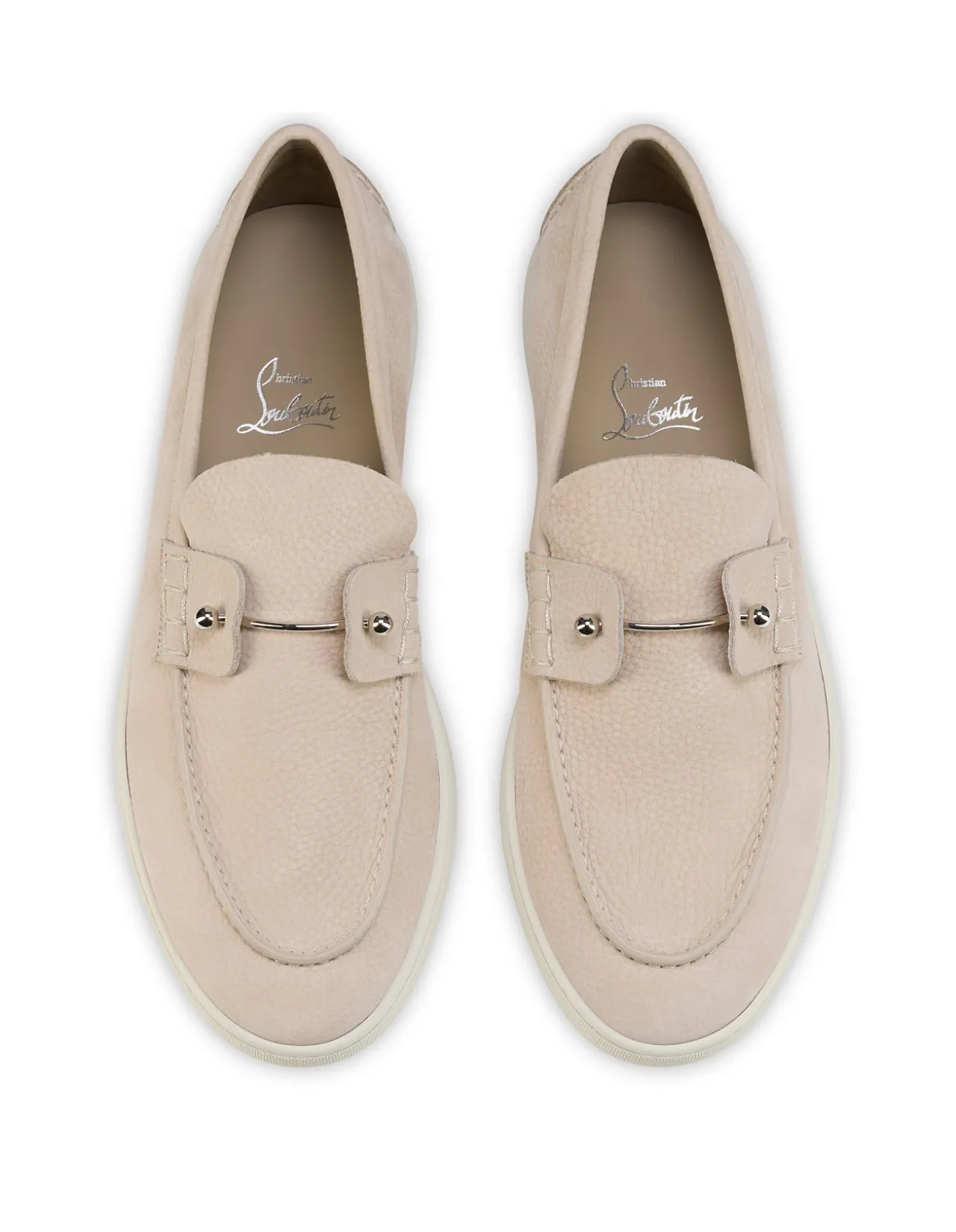 CHAMBELIBOAT FLAT NUBUCK GRAINE DS BEIGE