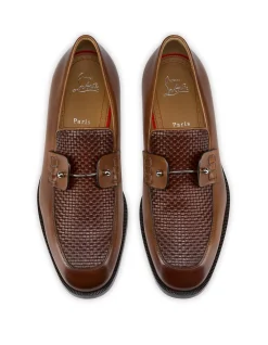 CHAMBELIMOC CALF CALF TRESSE HAVANE LOAFERS
