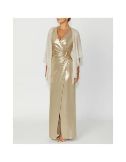 CHAMPAGNE SILK SHRUG