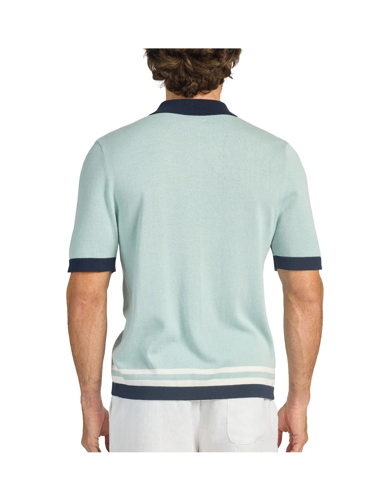 Charlie Stripe Knit Polo