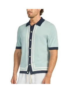 Charlie Stripe Knit Polo