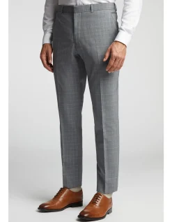 CHECK SUIT TROUSER