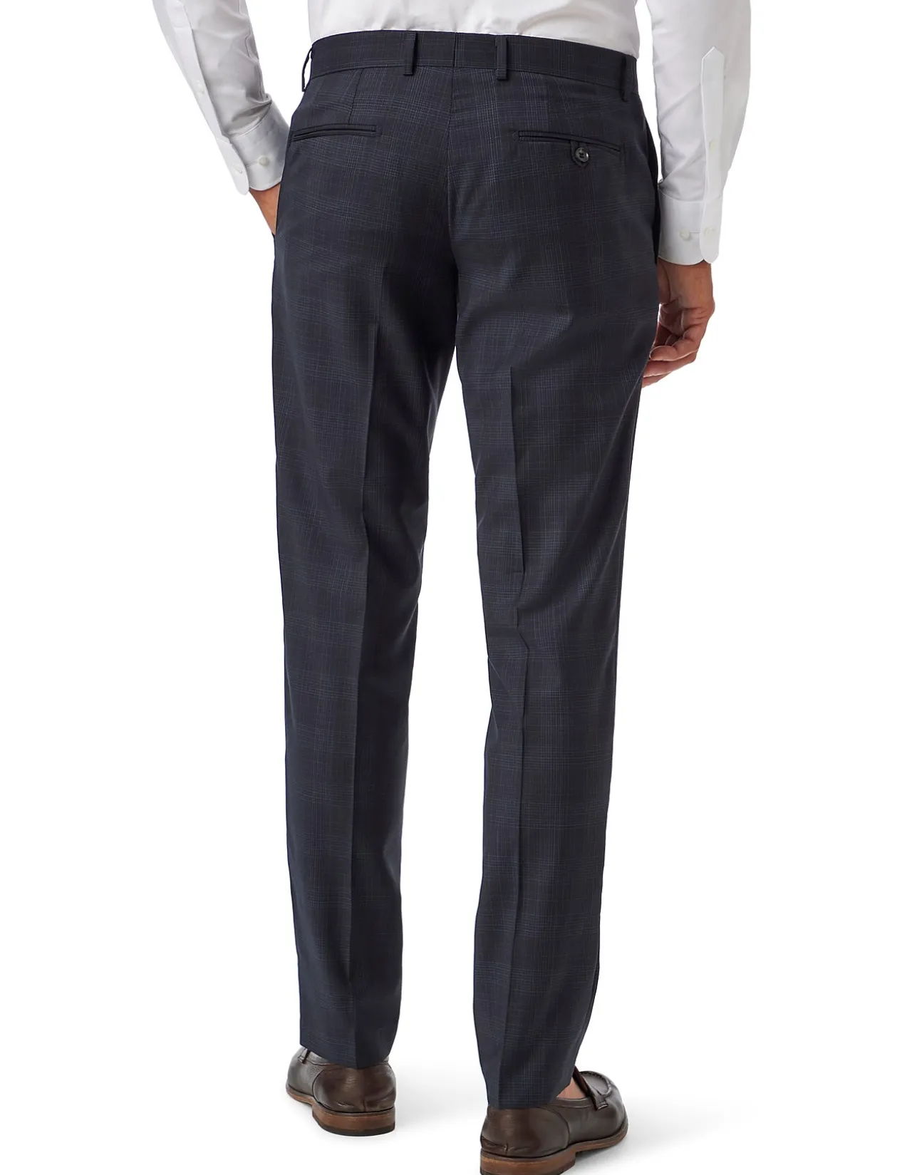 CHECK SUIT TROUSER