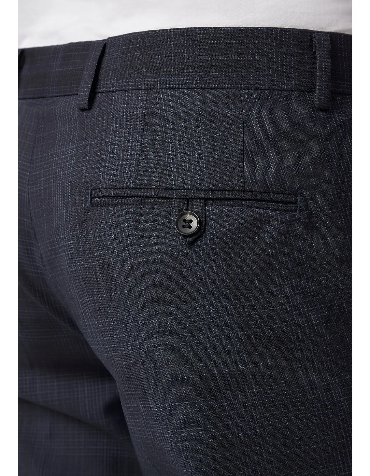 CHECK SUIT TROUSER