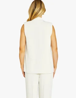 Chloe Crepe Relaxed Tailored Vest