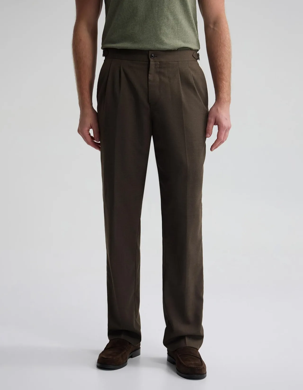 CHRISTOPHER WOOL SUIT TROUSERS