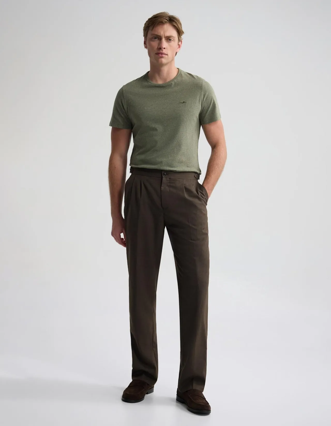 CHRISTOPHER WOOL SUIT TROUSERS
