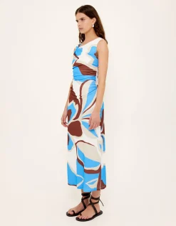 CIELO MESH MIDI DRESS