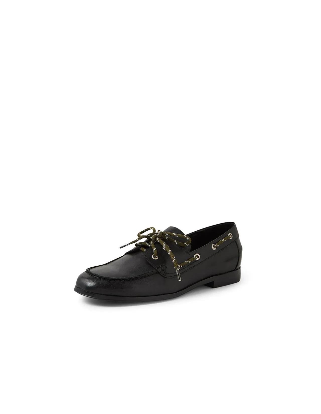 Cimare Lace Detail Leather Loafers